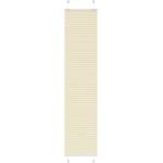 vidaXL Плисирана щора, кремава, 50x200 см, ширина на плата 49, 4 см, полиестер (4015303)