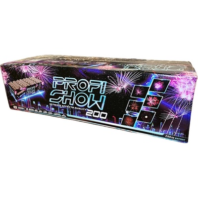 Kompaktný ohňostroj Fireworks Show 200 rán 20,25,30 mm