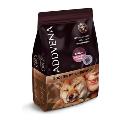 Addvena Boosted by Superfoods Junior Medium&Large 2,5 kg