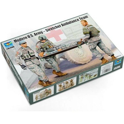 Trumpeter Modern US Army-Stretcher Ambulance Team 1:35