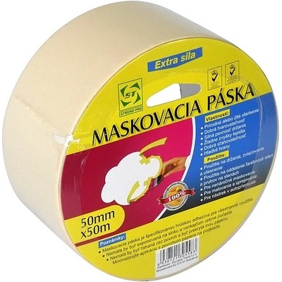 Strend Pro maskovacia páska 50 mm x 50 m 60°C 217765
