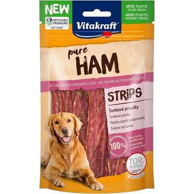 Vitakraft pure Ham šunkové pásiky 80 g