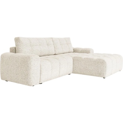 Miuform Кремав разтегателен модулен ъглов диван с място за съхранение (десен ъгъл) Lulu - Miuform (2216PE03)