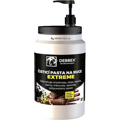 Den Braven čistící pasta na ruce Extreme 3 l