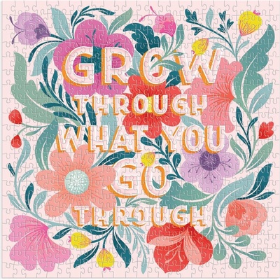 GALISON Čtvercové Grow through what you go through 500 dílků