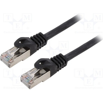 Gembird PP6A-LSZHCU-BK-30M Patch S/FTP Kat. 6a RJ45 vidlice z obou stran lanko Cu