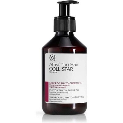 Collistar Šampón pre poškodené vlasy s Phyto-Keratínom Intensive Restructuring Shampoo 250 ml