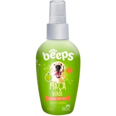 BEEPS ПАРФЮМ ЗЕЛЕНА ЯБЪЛКА - за кучета и котки, над 1 месец - 60 мл, Бразилия - 26068