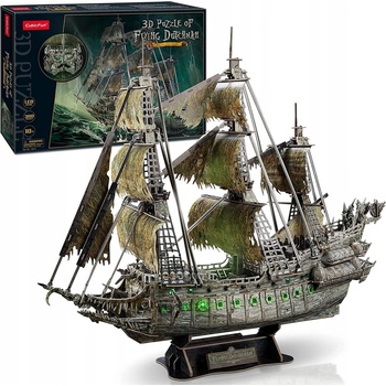 CubicFun 3D puzzle Svítící Plachetnice Bludný Holanďan 360 ks