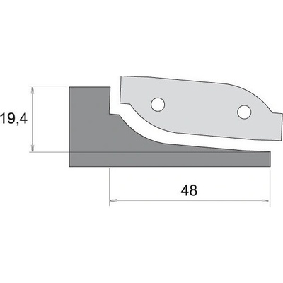 Igm Nůž HM pro F631 horní braní C F631-90300