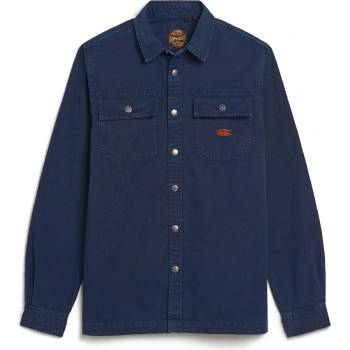 Superdry Men's Canvas Overshirts - Navy