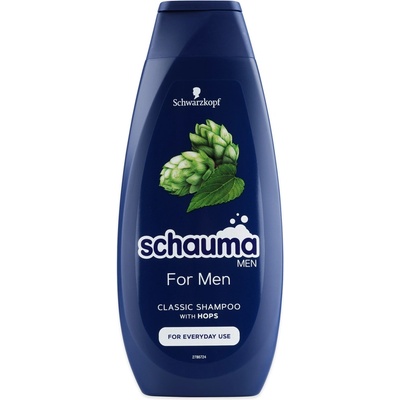 Schauma for Men šampón s chmeľovým extraktom 400 ml