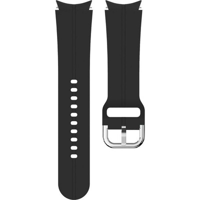 Mobilly remienok pre Samsung Galaxy Watch 4, 5, 5 Pro, 20 mm, silikónový, čierny 741 DSJ-05-00S