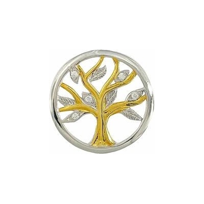Infinitysilver Stříbrný přívěsek strom života zlacený L4461006G