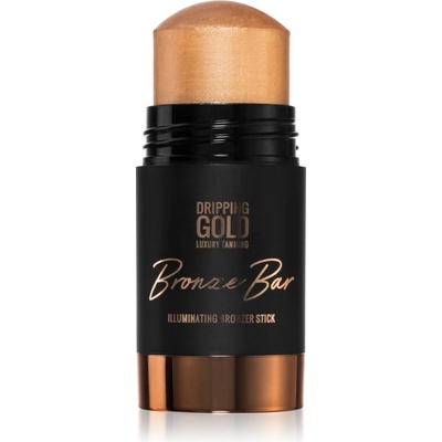 Dripping Gold Luxury Tanning Bronze Bar rozjasňující bronzer na obličej a tělo 36 g