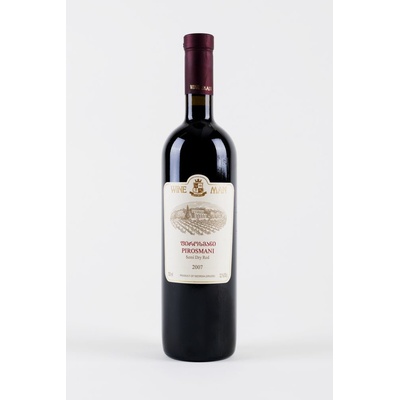Wine Man Pirosmani červené polosuché 11,5% 0,75 l (holá láhev)