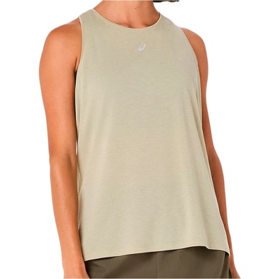 Asics Дамски потник с широка презрамка Asics Women's Nagino Run Adjustable Tank Tank top - Khaki (916-3411-0714)