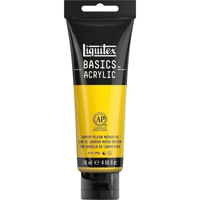 Liquitex Basic АКРИЛНА боя 830 Cadmium Yellow Medium Hue 118 ml 1 бр (72.1830)