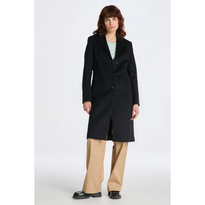 Gant wool blend tailored coat čierna