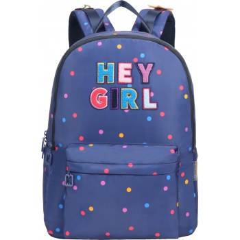 Marshmallow Ученическа раница Marshmallow Hey Girl Navy 43x33x16 см (DKT64465)