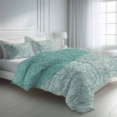 Png Панагюрище Единичен спален комплект Меко Тюркоаз 100% памук