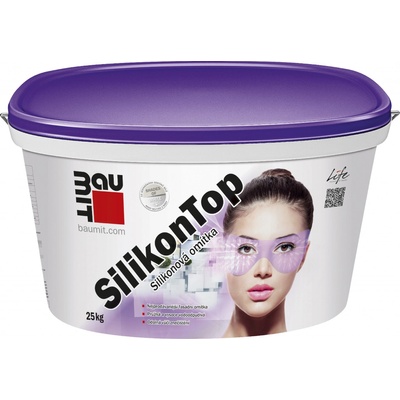 Baumit SilikonTop Silikonová Omítka Škrábaná Zrno 2 mm 25 kg