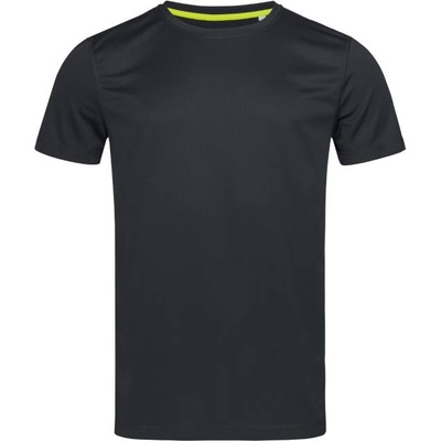Stedman active 140 crew neck / Мъжка спортна тениска с шарка - черен опал xl (05840005904)