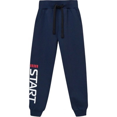 Winkiki Kids Wear chlapecké tepláky Start Navy