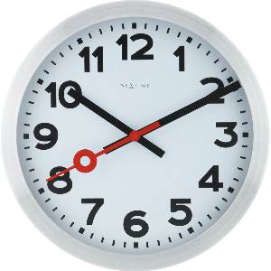 NeXtime Стенен часовник Station арабски цифри (3999ar)