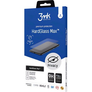 3mk Protection Samsung S26 Plus 3MK HARD GLASS MAX PRIVACY защитно стъкло за екран 3D, 9H + рамка, ЧЕРНО (GP-180987)