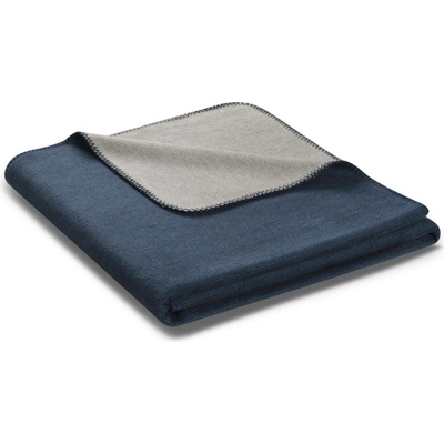 Biederlack Charmed Cotton Duo Marineblau deka 150x200