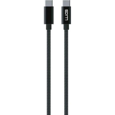 Winner 11465 USB-C/USB-C, 3A, 0,5m, černý