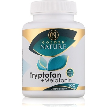 Golden Nature Tryptofan+Melatonin+B6 100 kapslí