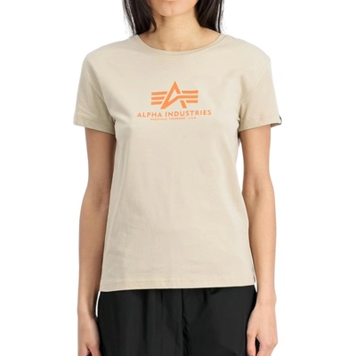 Alpha Industries dámske tričko New Basic T BL Wmn organic beige béžová