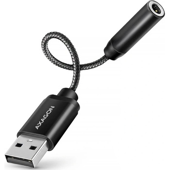 AXAGON USB звукова карта AXAGON ADA-HA, 384 kHz 32 bit DAC, 3.5mm jack (ADA-HA)