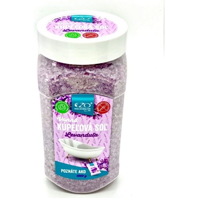 Ezo vonná kúpeľová soľ Levanduľa 1200 g