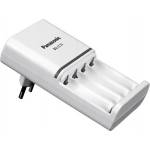 Panasonic eneloop зарядно устройство за батерии 240v, интелигентна функция за зареждане, БЯЛО bq-cc55e (bq-cc55e) Зарядно за батерии