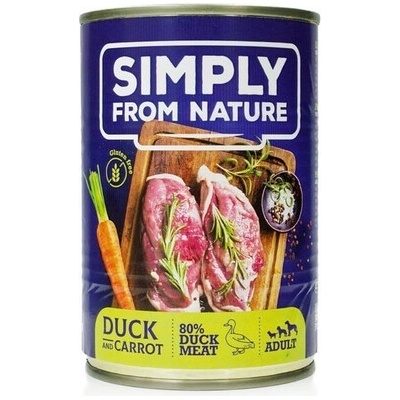 Simply From Nature Kačica s mrkvou 7 x 400 g