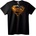 NOONEBRAND Тениска Златно Лого на Superman - M, White