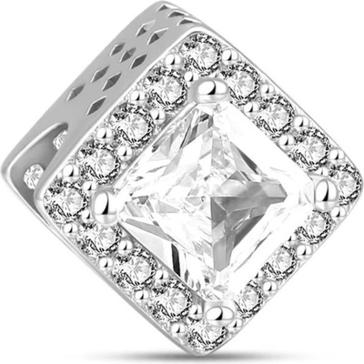 Чар/талисман от сребро 925, jw1162, диамантена шарка, с родиево покритие