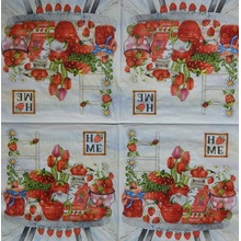 Ti flair obrúsky Jahody home 33x33cm