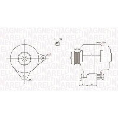 generátor MAGNETI MARELLI 063731921010