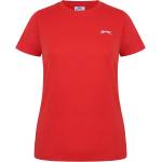 Slazenger Дамска тениска с къс ръкав Slazenger Crew Neck Tee Womens - Red