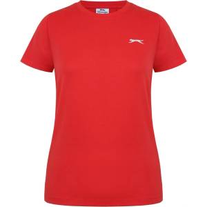 Slazenger Дамска тениска с къс ръкав Slazenger Crew Neck Tee Womens - Red