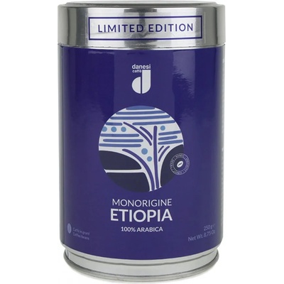 Danesi caffe Etiopia Monoorigine 100% арабика 250g консерва смляно кафе