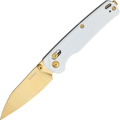 Kershaw BEL AIR - ALUM COATED WHT/MAGNACUT GLD DuraLock K-6105WGLD