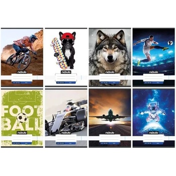 Nebulo Тетрадка Nebulo: гладка хартия, A5 - различни (SI-VM-A5)