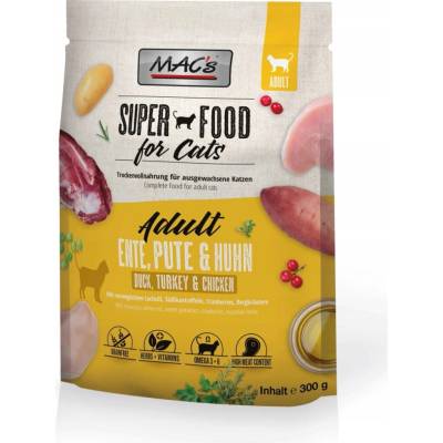MAC's Adult Cat Kačica Morka Kuracie Mäso 300 g