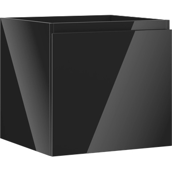 Mexen Orio шкафче за баня под мивка 50 см, 1 чекмедже, черен гланц - 91A10-05047-1-BF70 (91A10-05047-1-BF70)