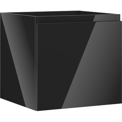 Mexen Orio шкафче за баня под мивка 50 см, 1 чекмедже, черен гланц - 91A10-05047-1-BF70 (91A10-05047-1-BF70)
